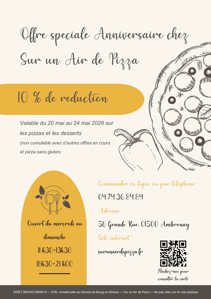 A5 Flyer Anniversaire